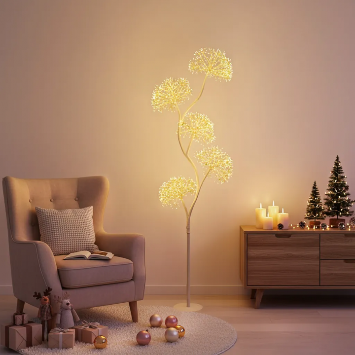 Arbre boule lumineux 1m70