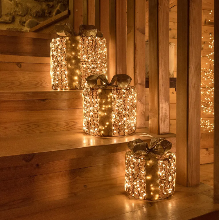 Cadeux 3D rond lumineux