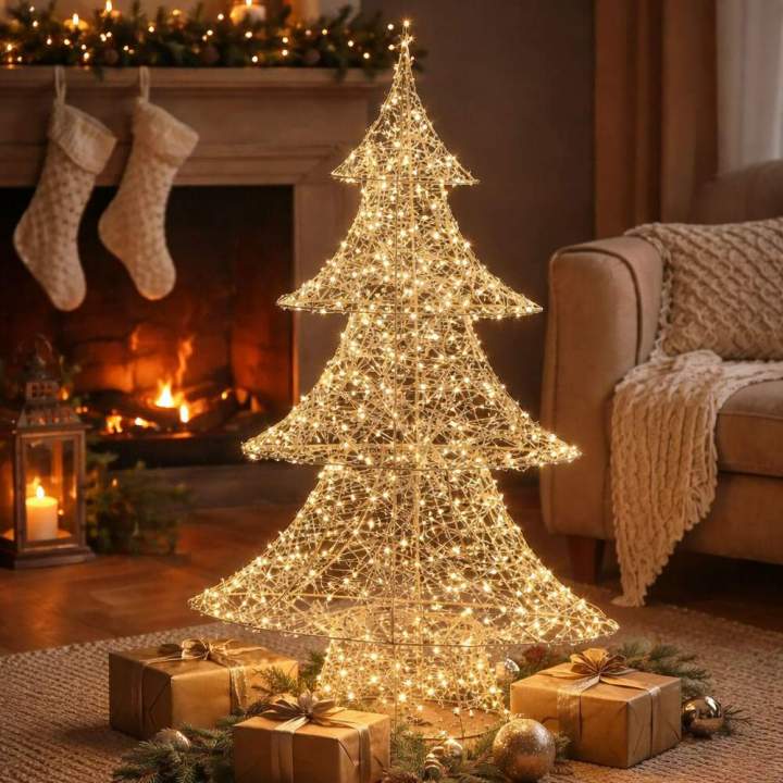 Sapin perles Led